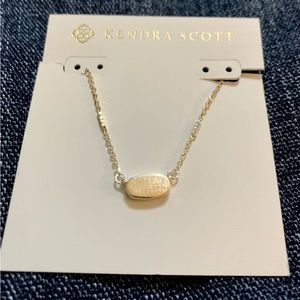 Kendra Scott Fern Necklace Silver Brand New